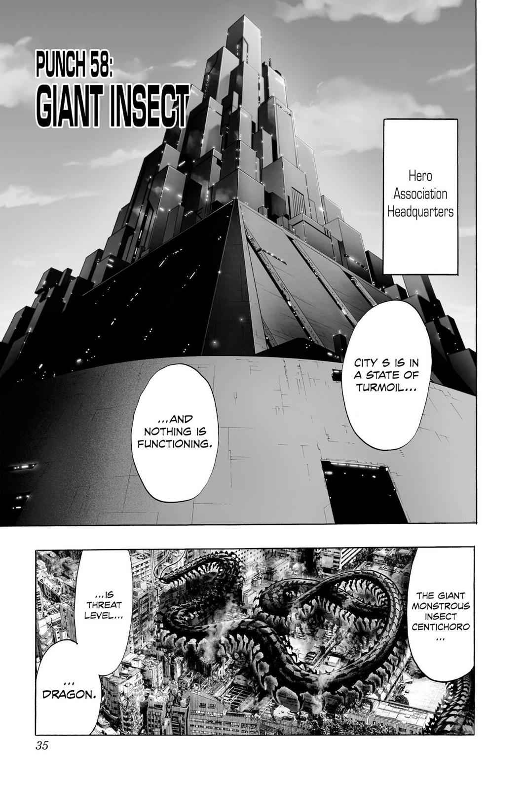 OnePunch-Man  Chapter 58 Page 1